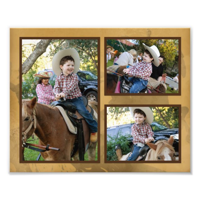 Jeremiah's 3rd Bday Photo Print (Front)