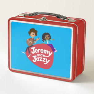 Jeremy and Jazzy Metal Lunch Box