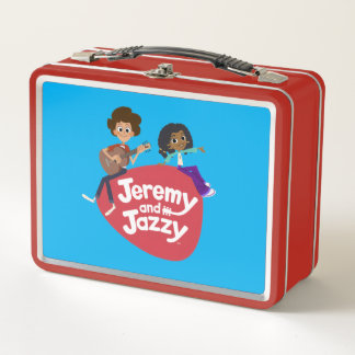 Jeremy and Jazzy Metal Lunch Box