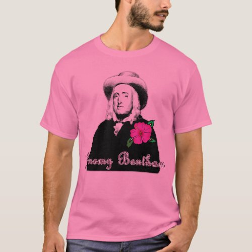 Jeremy Bentham with Tropical Flower T_Shirt