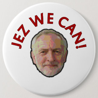 Jeremy Corbyn "Jez We Can" Badge Pinback Button