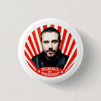 Jeremy Scahill for President 2016 Pinback Button