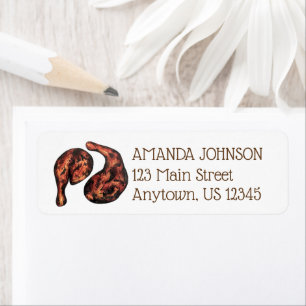 Jerk Chicken Caribbean West Indian Jamaican Food Label