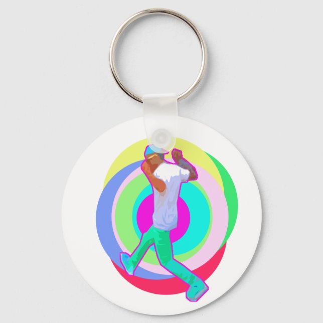 JERK DANCE logo Keychain (Front)