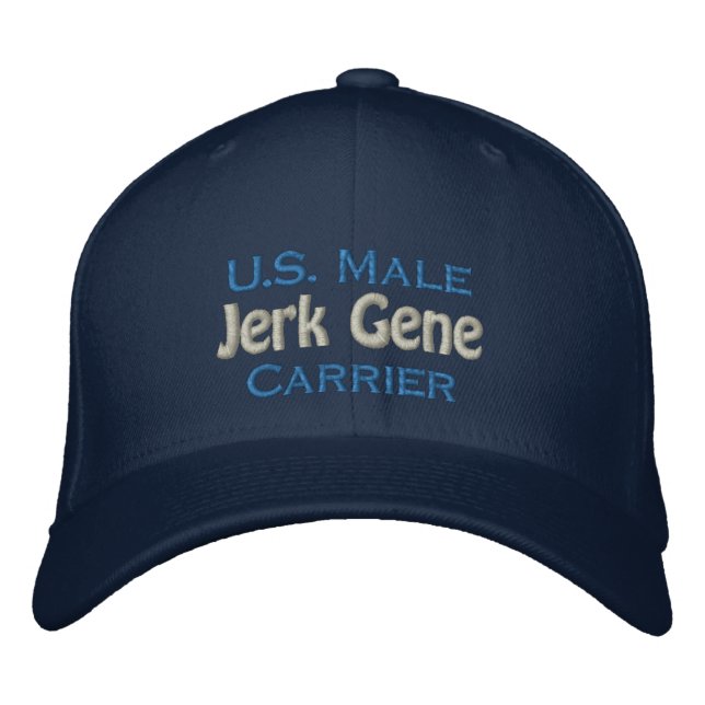 Jerk Gene Embroidered Baseball Hat (Front)