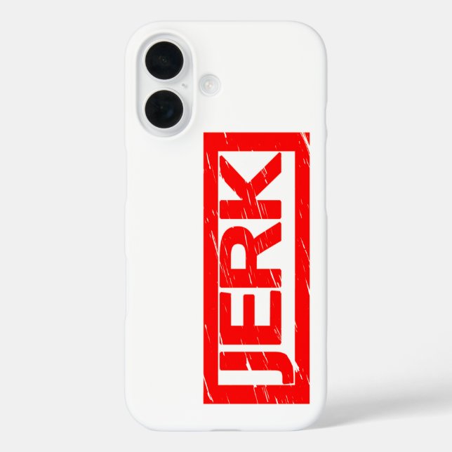 Jerk Stamp Case-Mate iPhone Case (Back)