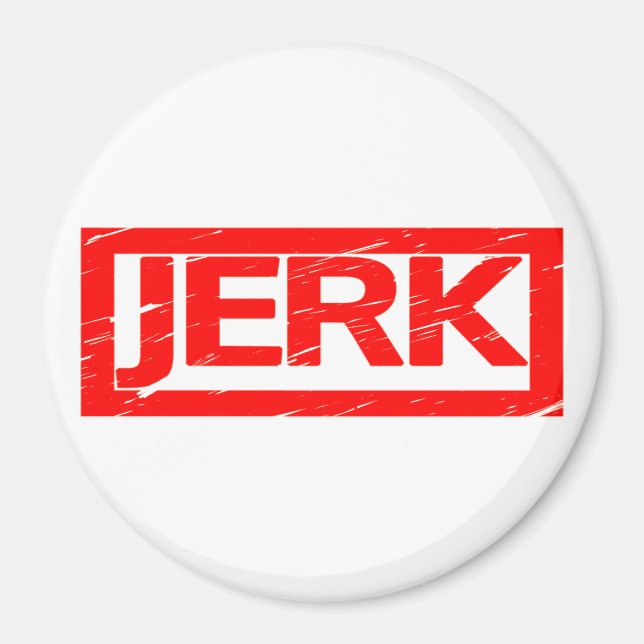 Jerk Stamp Magnet (Front)