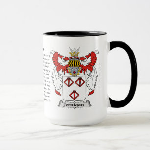 Jernigan Family Coat of Arms Mug