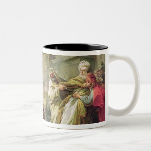Jeroboam Sacrificing to the Golden Calf 1752 Two_Tone Coffee Mug