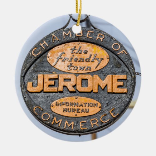 Jerome Arizona Ceramic Ornament