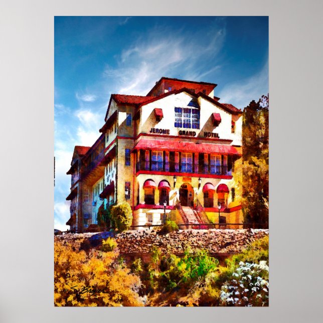 "Jerome arizona"  "Jerome grand hotel" Poster (Front)