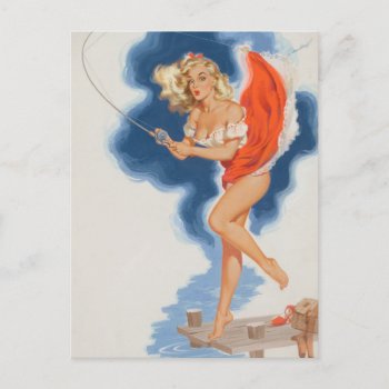 Jerri  Bill Randall's Date Book Calenda Pin Up Art Postcard by Pin_Up_Art at Zazzle