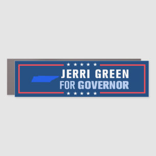 Jerri Green for Tennessee Governor Bumper Car Magnet