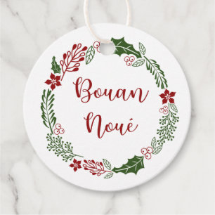 Jèrriais, Jersey Norman Merry Christmas, Custom Favor Tags