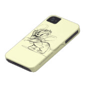 Jerry Bashful Sketch Case-Mate iPhone Case (Bottom)