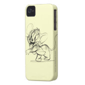 Jerry Bashful Sketch Case-Mate iPhone Case (Back Left)