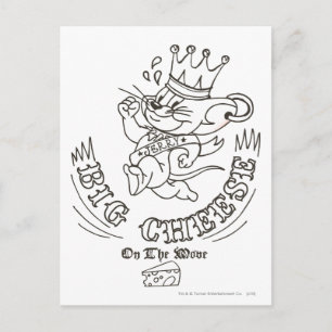 Jerry Big Cheese On The Moon 1 Postcard