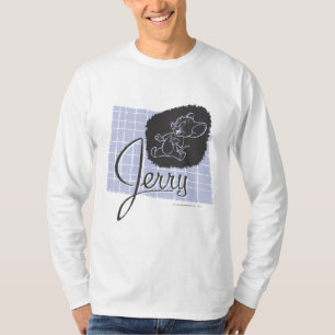 Jerry Black and Blue Script T-Shirt