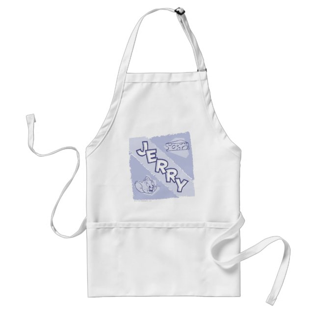 Jerry Blue Cheese Logo Adult Apron (Front)