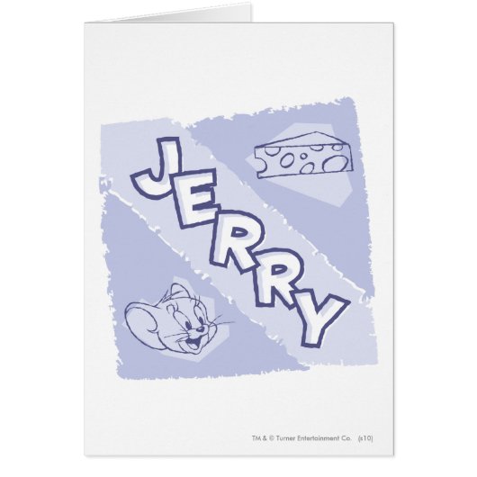 Jerry Blue Cheese Logo Cards (Front)