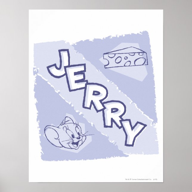 Jerry Blue Cheese Logo Poster (Front)