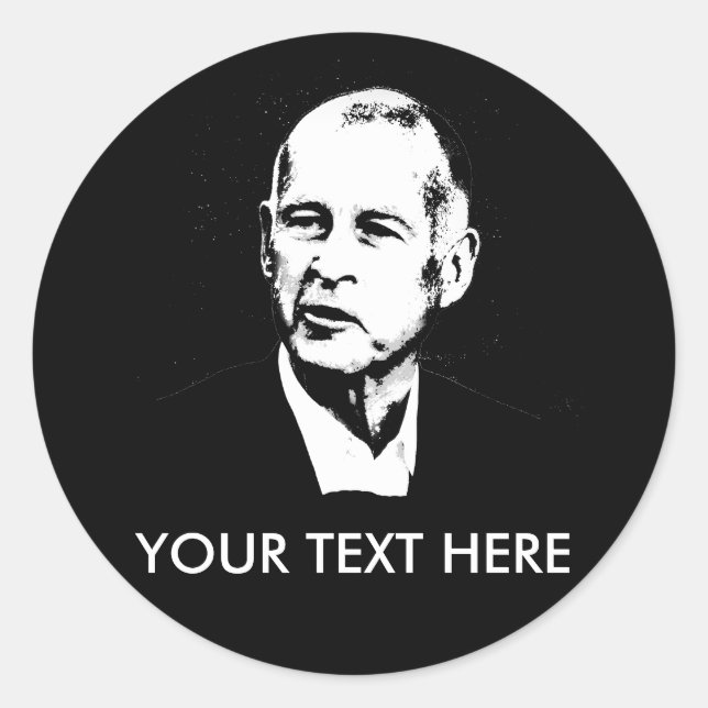Jerry Brown 2010 Classic Round Sticker (Front)
