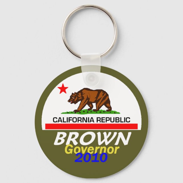 Jerry BROWN 2010 Keychain (Front)