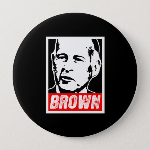 JERRY BROWN 2010 PINBACK BUTTON