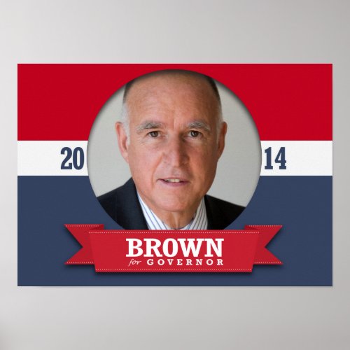 JERRY BROWN CAMPAIGN POSTER