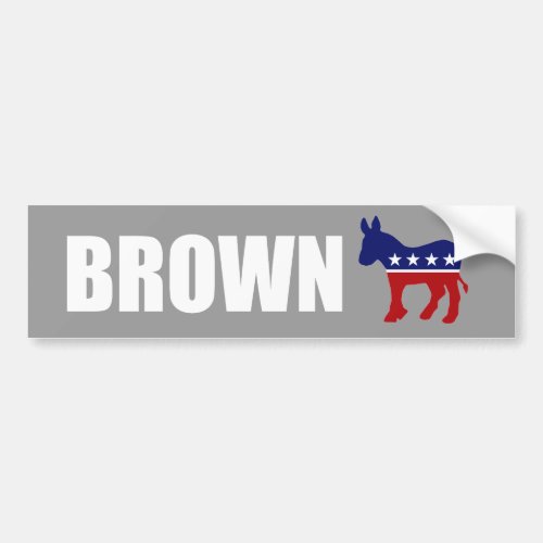 JERRY BROWN Election Gear Bumper Sticker