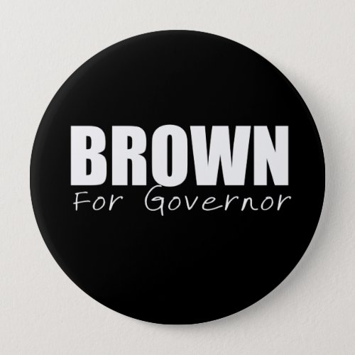 JERRY BROWN Election Gear Button