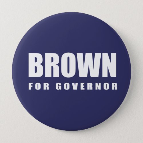 JERRY BROWN Election Gear Pinback Button