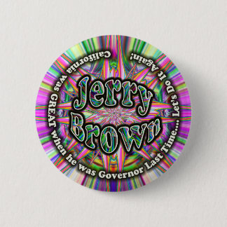 Jerry Brown Governor button