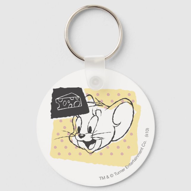 Jerry Cheese Keychain (Front)
