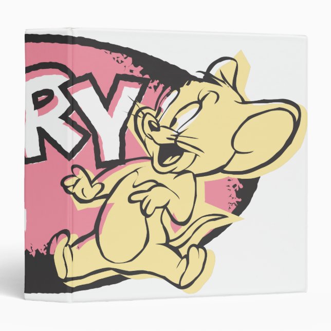 Jerry Cheese Logo 3 Ring Binder (Front/Spine)
