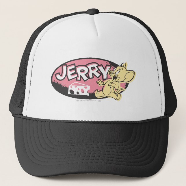 Jerry Cheese Logo Trucker Hat (Front)