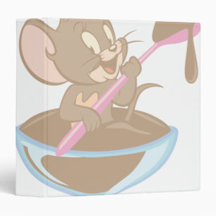 Jerry Chocolate Mouse 3 Ring Binder