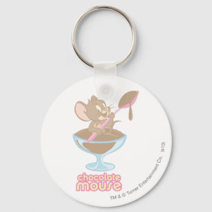 Jerry Chocolate Mouse Keychain
