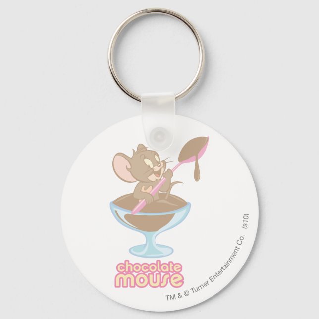 Jerry Chocolate Mouse Keychain (Front)