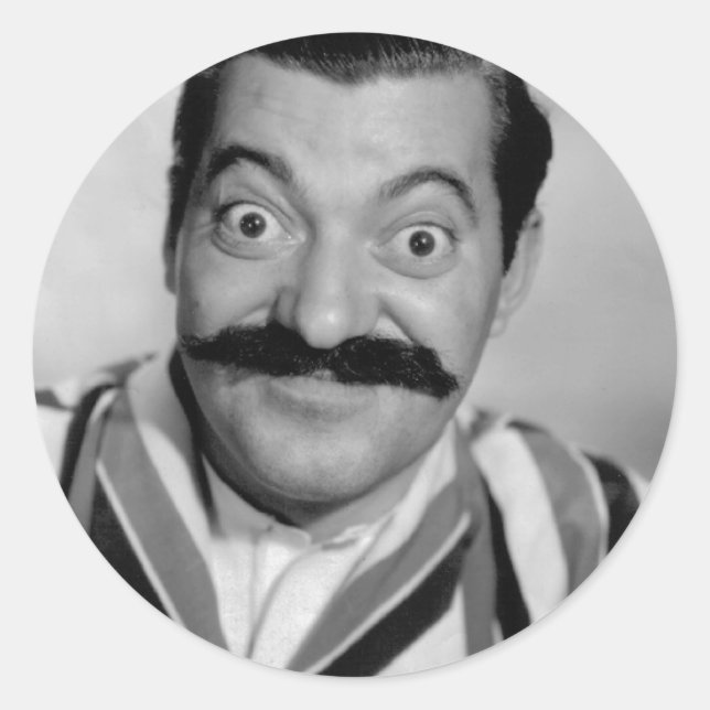 Jerry Colonna Classic Round Sticker (Front)