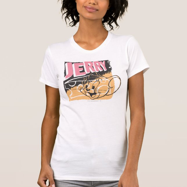 Jerry Face on Cheese T-Shirt (Front)
