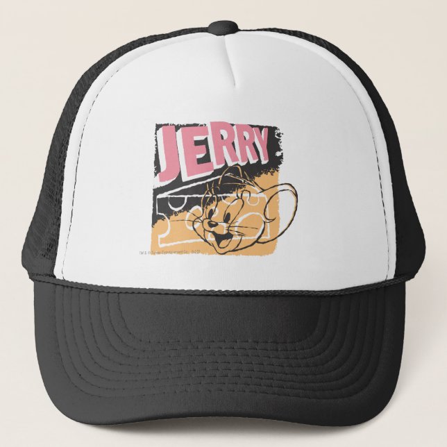 Jerry Face on Cheese Trucker Hat (Front)
