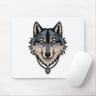 Jerry Garcia wolf  Mouse Pad