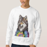 Jerry Garcia wolf  Sweatshirt