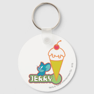Jerry Ice Cream Keychain