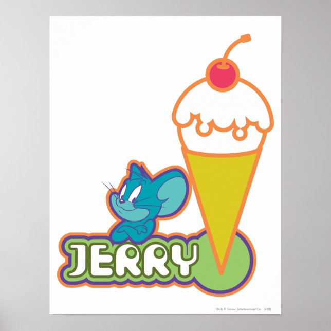 Jerry Ice Cream Poster (Front)