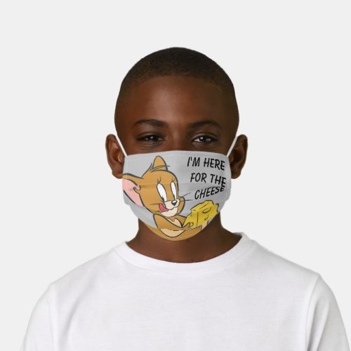 Jerry Likes His Cheese Kids Cloth Face Mask