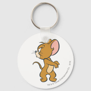 Jerry Looking Back Annoyed Keychain