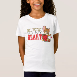 Jerry Mouse "Key To My Heart" Valentine T-Shirt