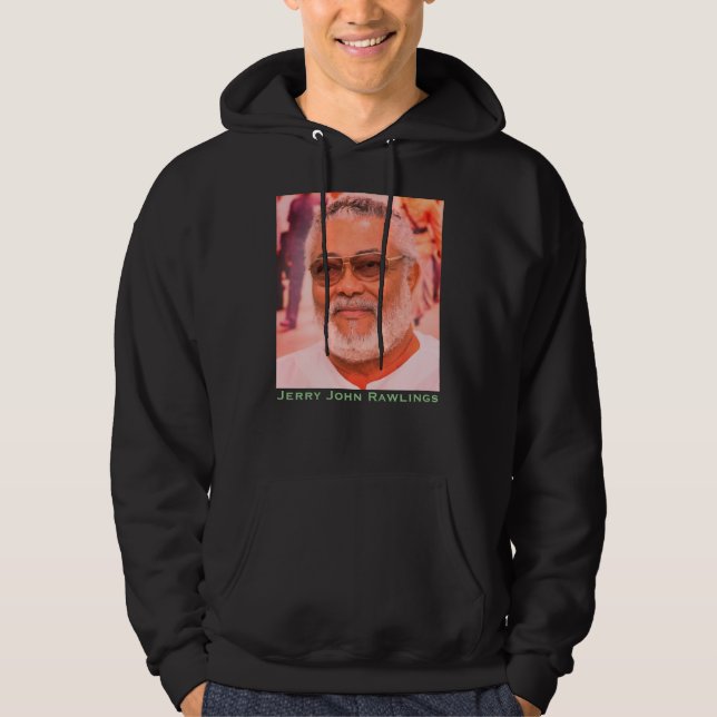 Jerry Rawlings, J.J. Rawlings, President of Ghana Hoodie (Front)